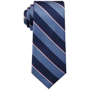 Tommy Hilfiger Men's Davis Stripe Tie Blue Size Regular